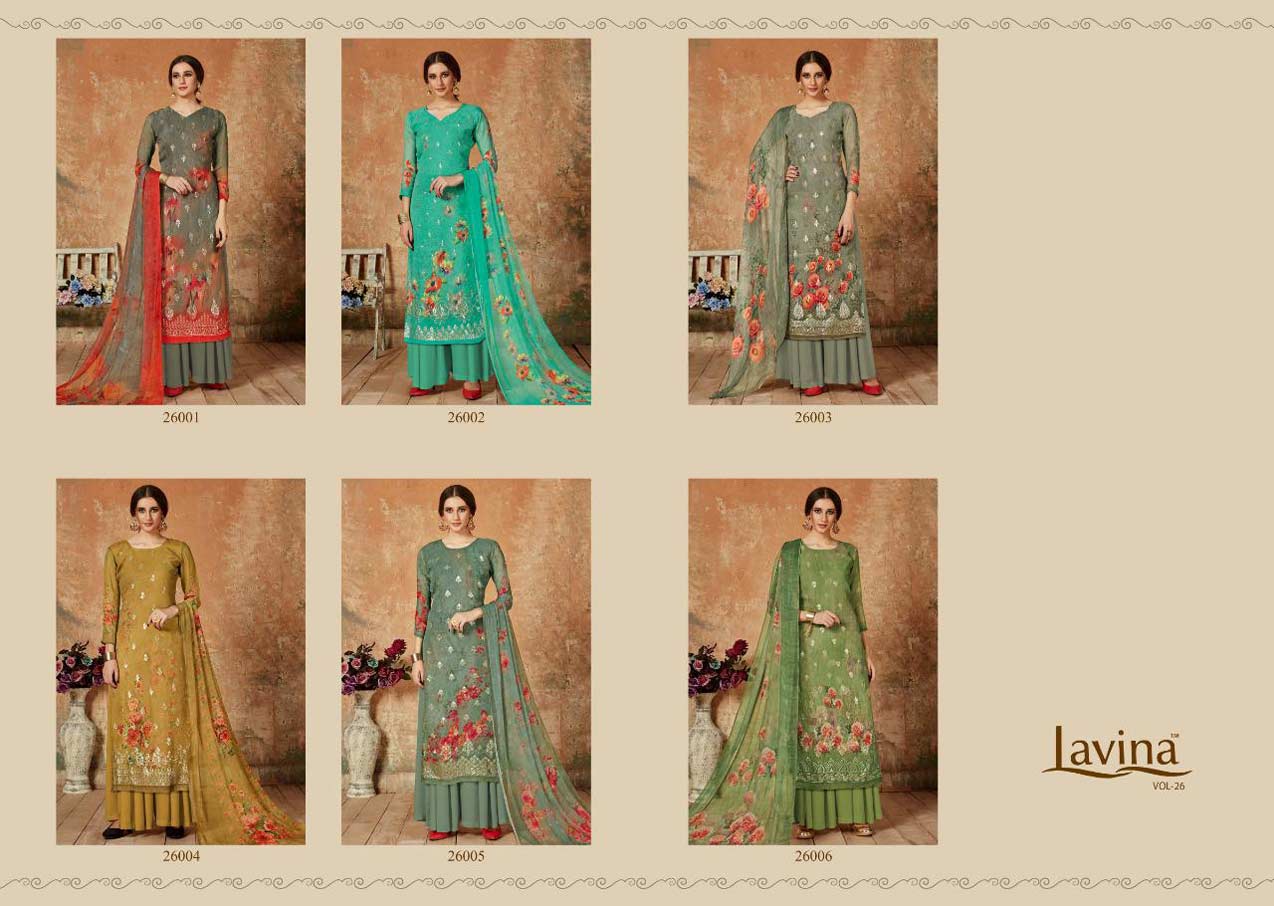 Lavina Vol-26 Georgette Digital Salwar Kameez Lavina Vol-26 Georgette Digital Salwar Kameez